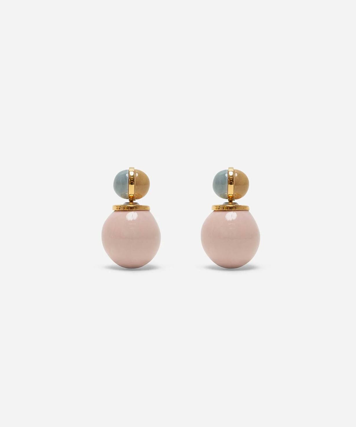 Серьги DOBLE BALLOON PINK