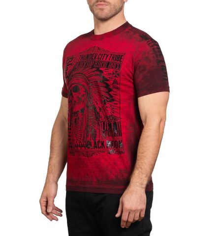 Affliction | Футболка мужская Thunder City Tee A26812 слева