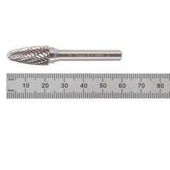 Бор-фреза твердосплавная F(RBF) 8,0x18x60x6мм HM H-Tools 116031HT