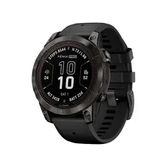 Умные часы Garmin Fenix 7 Pro, 47mm, Sapphire Solar Carbon Grey DLC Titanium with Black Band (010-02777-11)