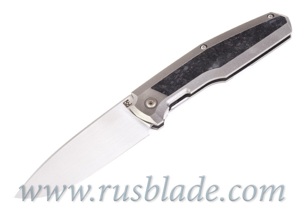 CKF/Philippe Jourget collab FIF20Ti CF (M390, Ti handle, cool CF insert) - фотография 