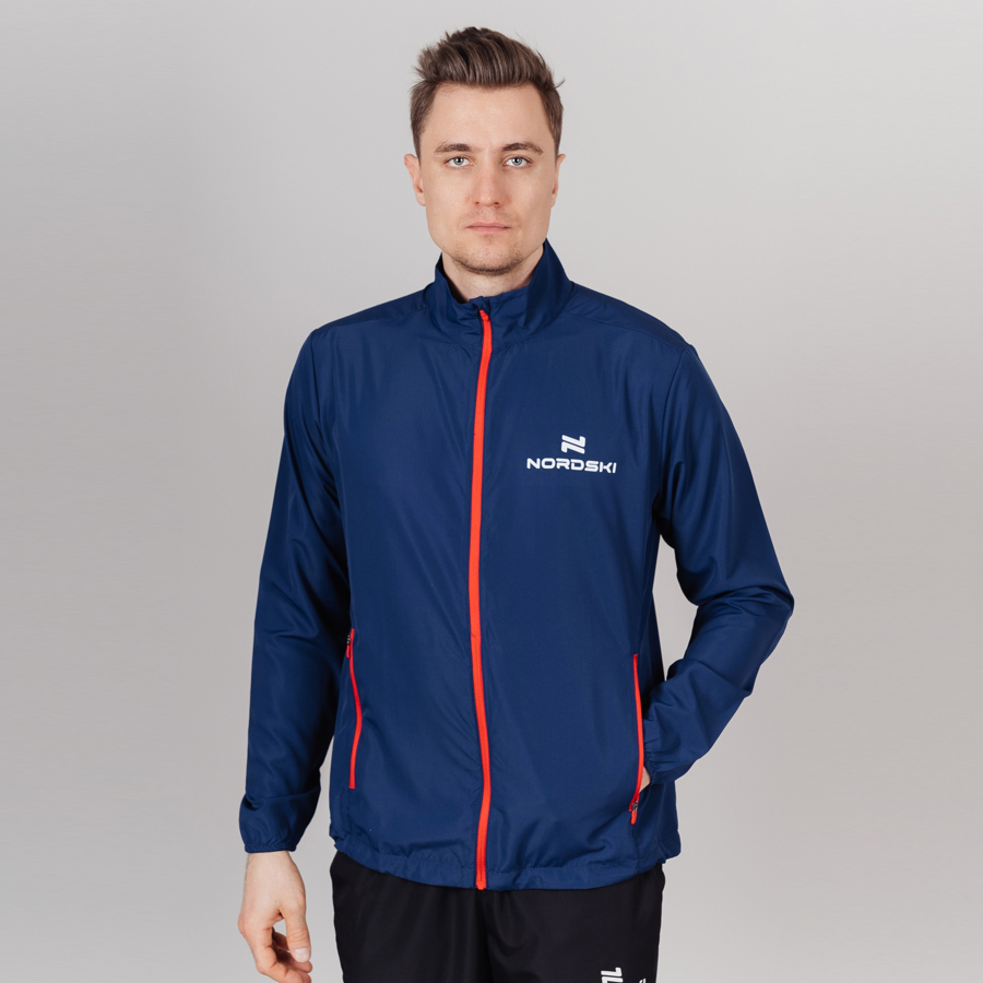 Мужская куртка для бега Nordski Motion navy-red