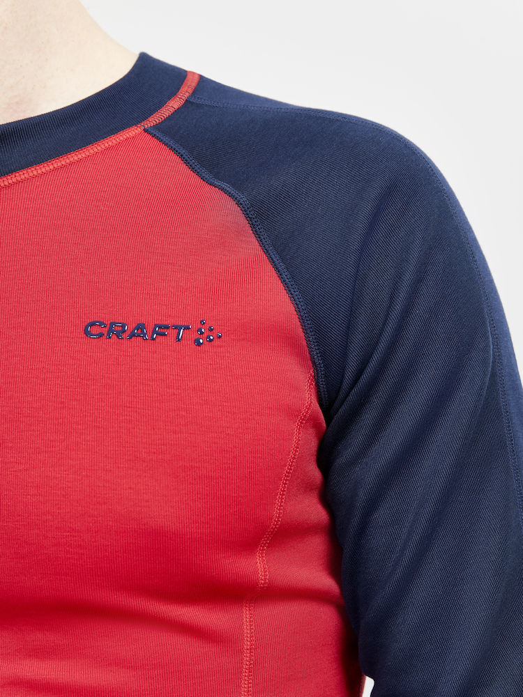 Комплект термобелья мужской Craft Core Warm Baselayer navy-red - 4