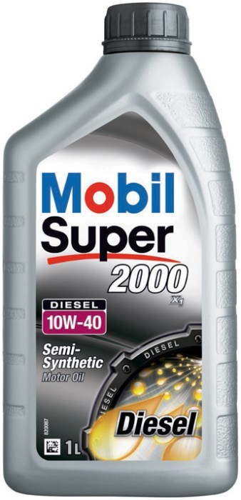 Mobil Super 2000 X1 Diesel 10W40 полусинтетическое масло для дизельных авто