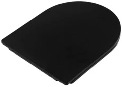 BelBagno Colorato BB062SC-MB Сиденье дюропластовое с металлическим креплением, механизмом Soft Close, цвет: чёрный фото
