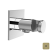 Almar E095039.HB Almar ROUND Душевое подключение с держателем круглое, квадр. отражатель, цвет High Brass