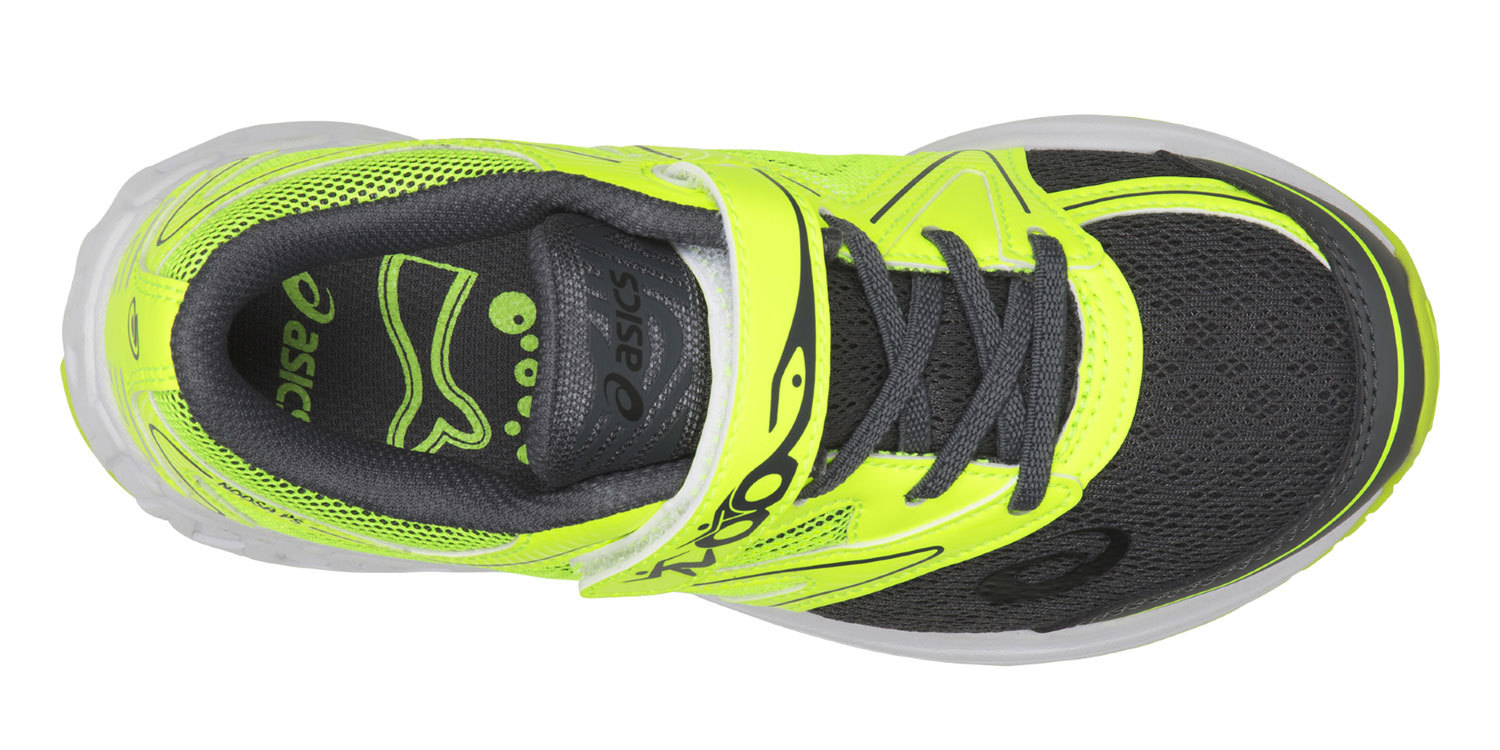Asics Gel Noosa Tri 12 PS кроссовки для бега детские черные-желтые - 4