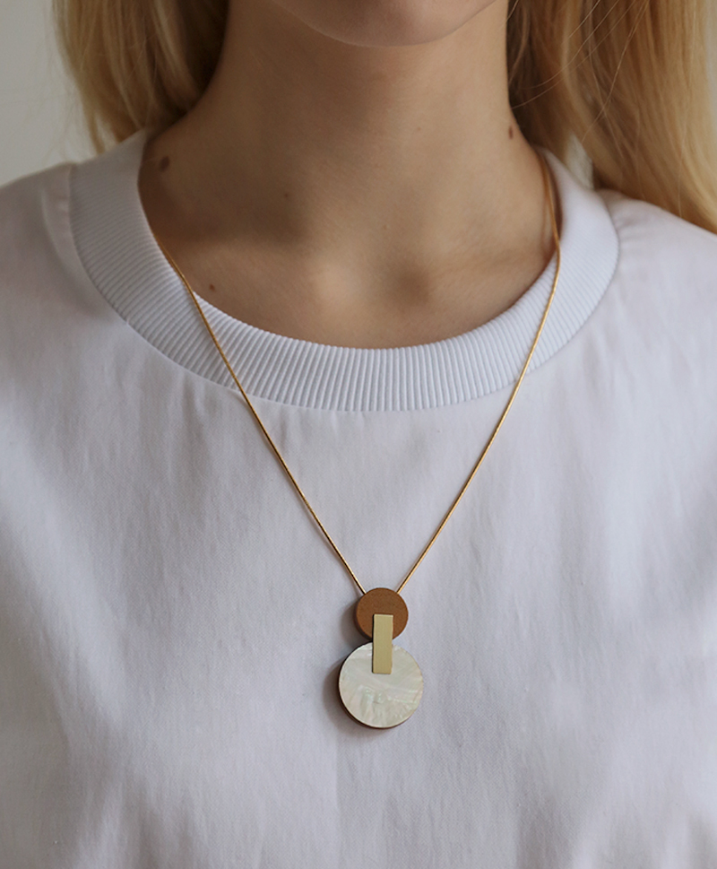 Подвеска Celeste I Necklace Mother of Pearl