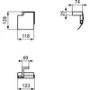 Ideal Standard Conca T4496A5 Держатель для туалетной бумаги с крышкой, квадратный дизайн