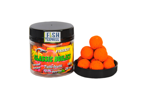 Бойлы FISHKIT Classic вареные тонущие 20мм 100гр. Тутти-фрутти