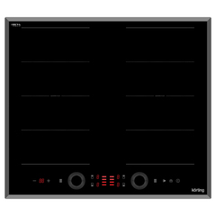 Индукционная панель Korting HIB 68700 B Quadro, 4 конфорки, стеклокерамика, цвет черный Индукционная панель Korting HIB 68700 B Quadro, 4 конфорки, стеклокерамика, цвет черный