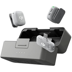 Беспроводной петличный микрофон DJI Mic Mini 2 (2 TX + 1 Mobile RX + Charging Case), Черный | Black
