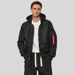 Бомбер Alpha Industries MA-1 Natus Black (Черный)