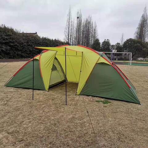 Туристическая 6-местная палатка, двухкомнатная кемпинговая палатка, Nature camping 1002-6