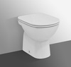 Ideal Standard i.life A T481301 Сиденье и крышка для унитаза с функцией плавного закрытия, дюропласт, с функцией fast fix (легкосъемное)