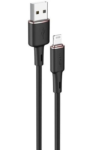 Кабель ACEFAST C25-02 Charging Data USB-A-Lightning Cable, 1,2м, черный