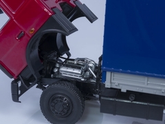 MAZ-6303 board with awning red-blue 1:43 AutoHistory
