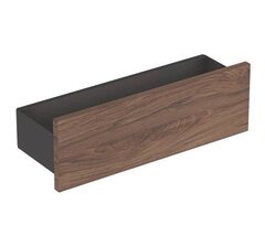 Geberit Smyle Square 500.362.JR.1 Настенная полка 45x14.8x15см, темно-серый / с порошковой окраской, матовый, меламин с текстурой дерева / пекан фото