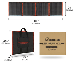 Складная солнечная панель Dokio FFSP-220W