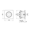 Almar E044085.CR Almar EMOTION SQUARE Форсунка встраиваемая, хром