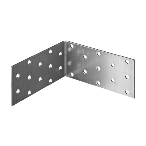 ЗУБР УКР-2.0, 80 x 100 x 100 x 2 мм, цинк, равносторонний крепежный уголок (310206-080-100) (20штук)