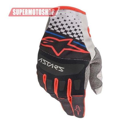 Перчатки кроссовые Alpinestars GP PRO 2020 белый/черный/оранжевый XL