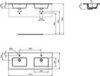 Ideal Standard Tempo E053401 Раковина подвесная 121,5x45 см