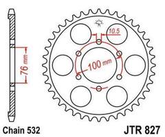 Звезда ведомая JTR827 43