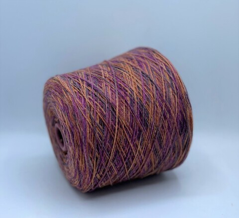 Бобинная пряжа  (пр.Италия),art-Settanta 2/900 450м/100гр, 80%Меринос 20%Полиамид, цвет-Мультиколор. арт-32141