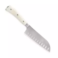 Нож кухонный японский шеф с угл.на кромке 14 см WUSTHOF Ikon Cream White арт. 1040431314