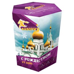 Батарея салютов "С Рождеством" 19 залпов 1,2 дюйма
