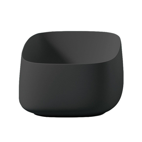 ArtCeram COL006 17 34 ArtCeram COGNAC Раковина настольная Quadro 43x43 см, цвет матовый черный, Saniglaze