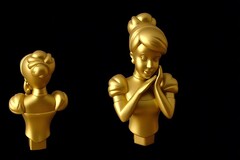 Силиконовый молд Принцесса бюст 3D