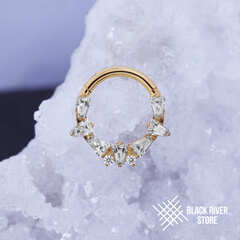 Кликер SM Mara Crystal PVD Yellow 1.2мм