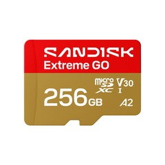 Карта памяти SanDisk Extreme GO microSD UHS-I 256 ГБ, до 240/160 МБ/с (SDSQXGN-256G-GN6MN)