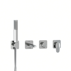 WasserKRAFT A3151.268.270.271.087.103 Встраиваемый комплект для ванны с лейкой и изливом, цвет: хром фото