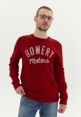 Свитшот Bowery NYC "Bowery Motors" Fleece Carmine