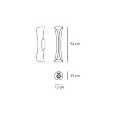 Настенный светильник Cadmo Wall LED, черный
