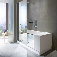 Duravit Shower + Bath 791246000001000 Комплект слива-перелива квадратно-овальный фото