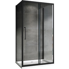 Abber Schwarzer Diamant AG30100BH-S70B-S70B Душевой уголок, 100x70x195, цвет: чёрный фото