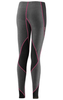 Термобелье кальсоны женские Mizuno Virtual Body Long черные-серые - 2