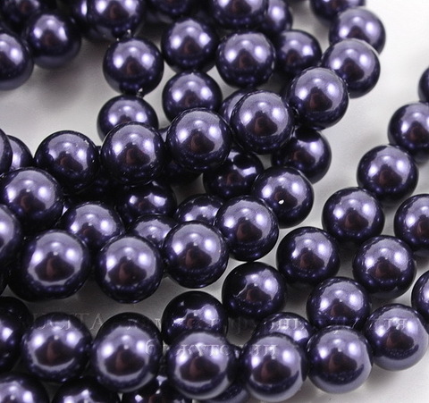 5810 Хрустальный жемчуг Сваровски Crystal Dark Purple круглый 10 мм (Crystal Dark Purple 2)