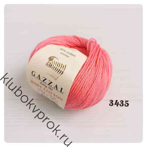 GAZZAL BABY COTTON 3435, Розовый коралл