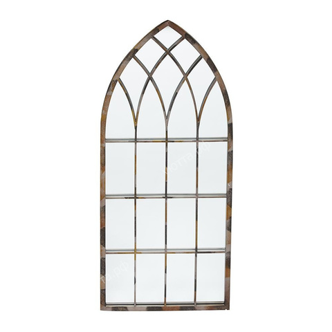 Зеркало садовое из металла Molet (50*2,5*115 см) - Серо-коричневый - купить 1