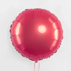 Шар F 18''/46 см, Круг, Макарунс, Коралловый.