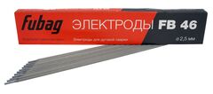 Электрод сварочный FUBAG с рутилово-целлюлозным покрытием FB 46 D2.5 мм (пачка 0.9 кг)