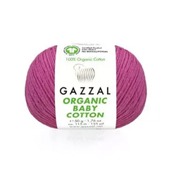 Gazzal Organic Baby Cotton 454 (Малиновый шейк)
