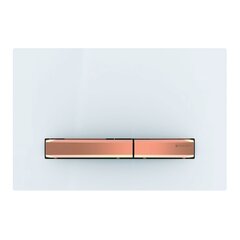 Geberit Sigma 115.670.11.2 Смывная клавиша, для двойного смыва, цвет металлический красное золото: красное золото, белый фото