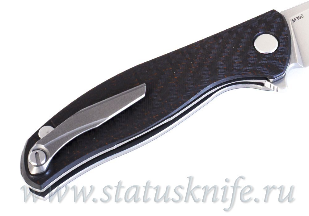 Нож Широгоров F3 M390 Exclusive Orange CF MRBS