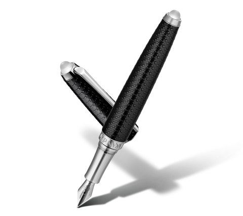 Ручка перьевая Caran d'Ache Crystal Black Lalique Limited Edition M (1635.481)